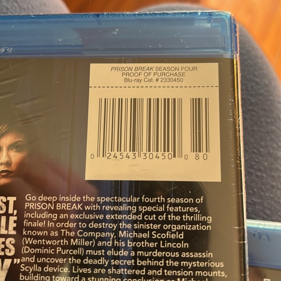 Brand new sealed blu ray disc of PRISON BREAK.SEASON 2,3 &4.. DOLBY/WIDESCREEN - Picture 6 of 6
